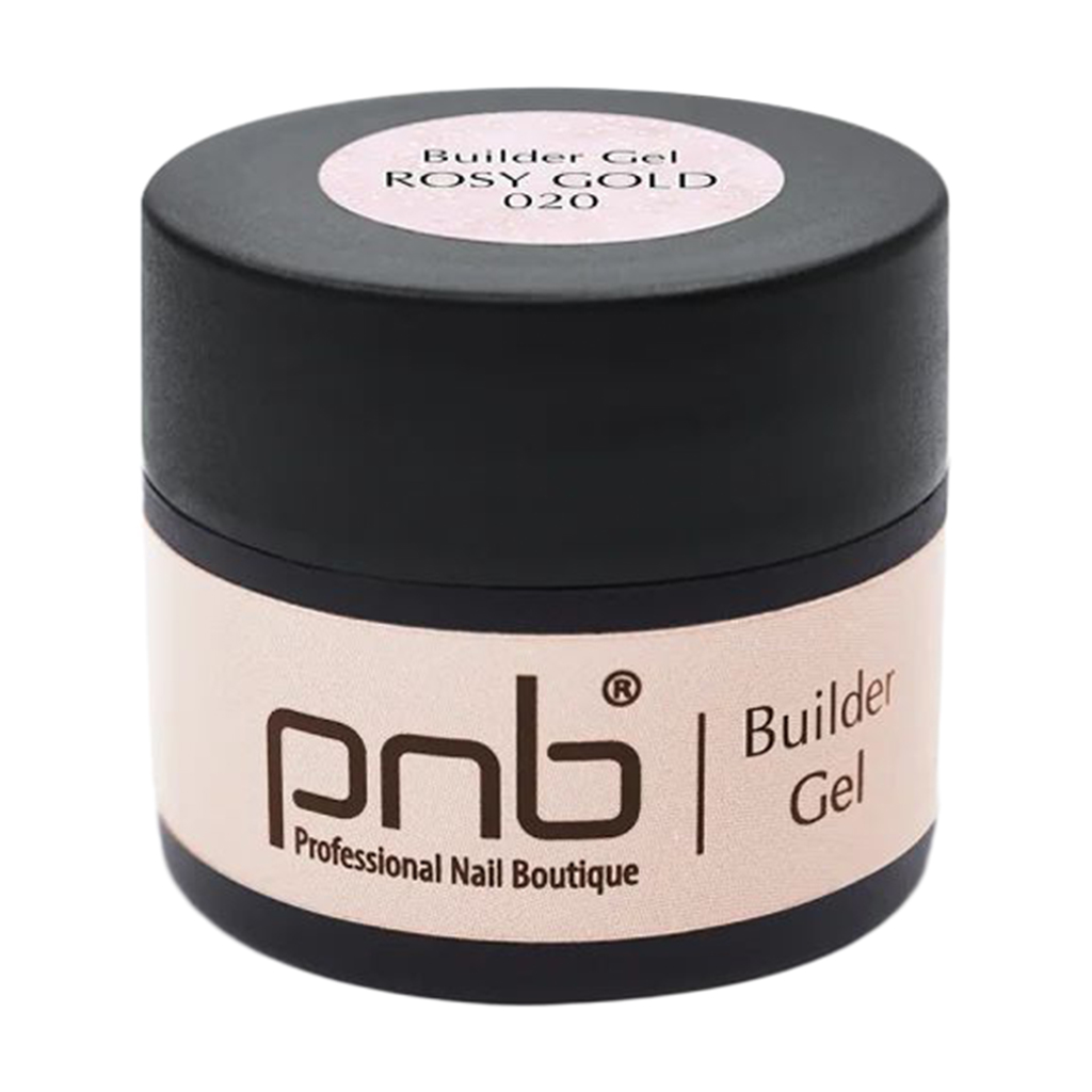 Моделювальний гель для нігтів PNB UV/LED Builder Gel, 020 Rosy Gold, 5 мл